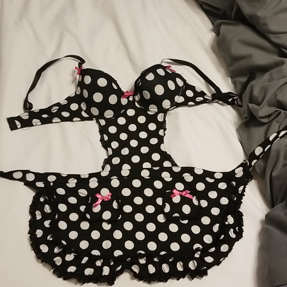 Cute maid babydoll lingerie